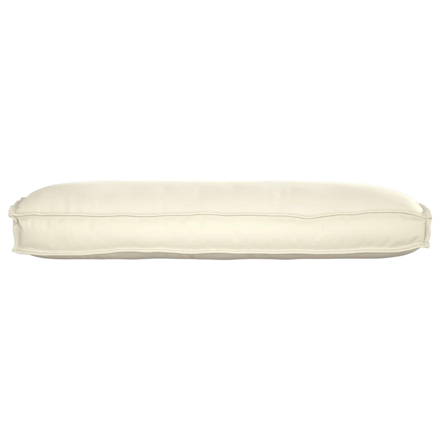 Vidaxl kussen crème 120 x 50 x 12 cm oxford stof