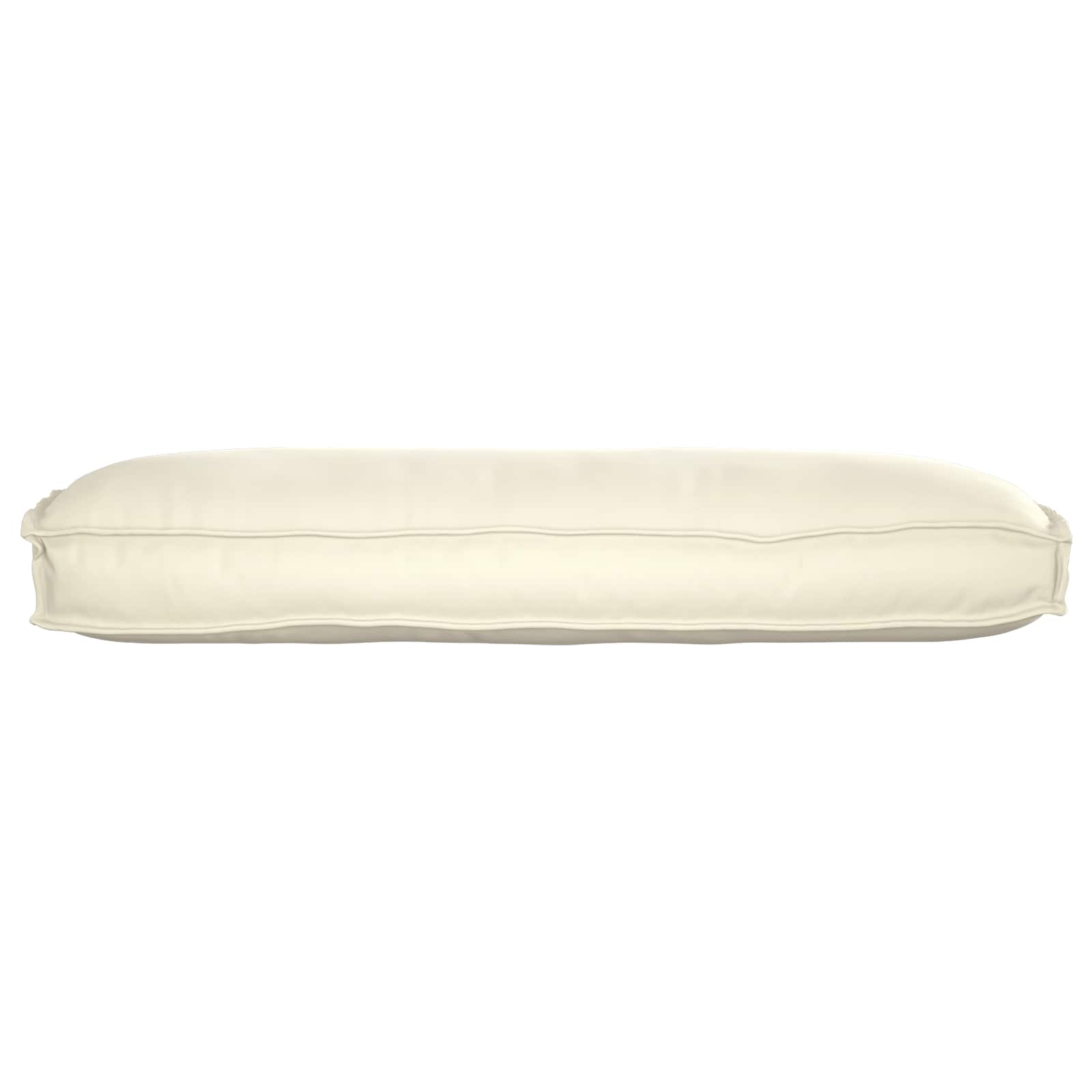 Vidaxl kussen crème 120 x 50 x 12 cm oxford stof