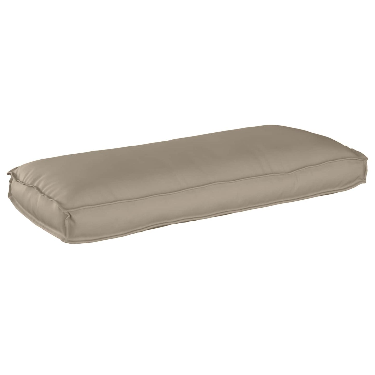 Vidaxl kussen taupe 120 x 50 x 12 cm oxford stof