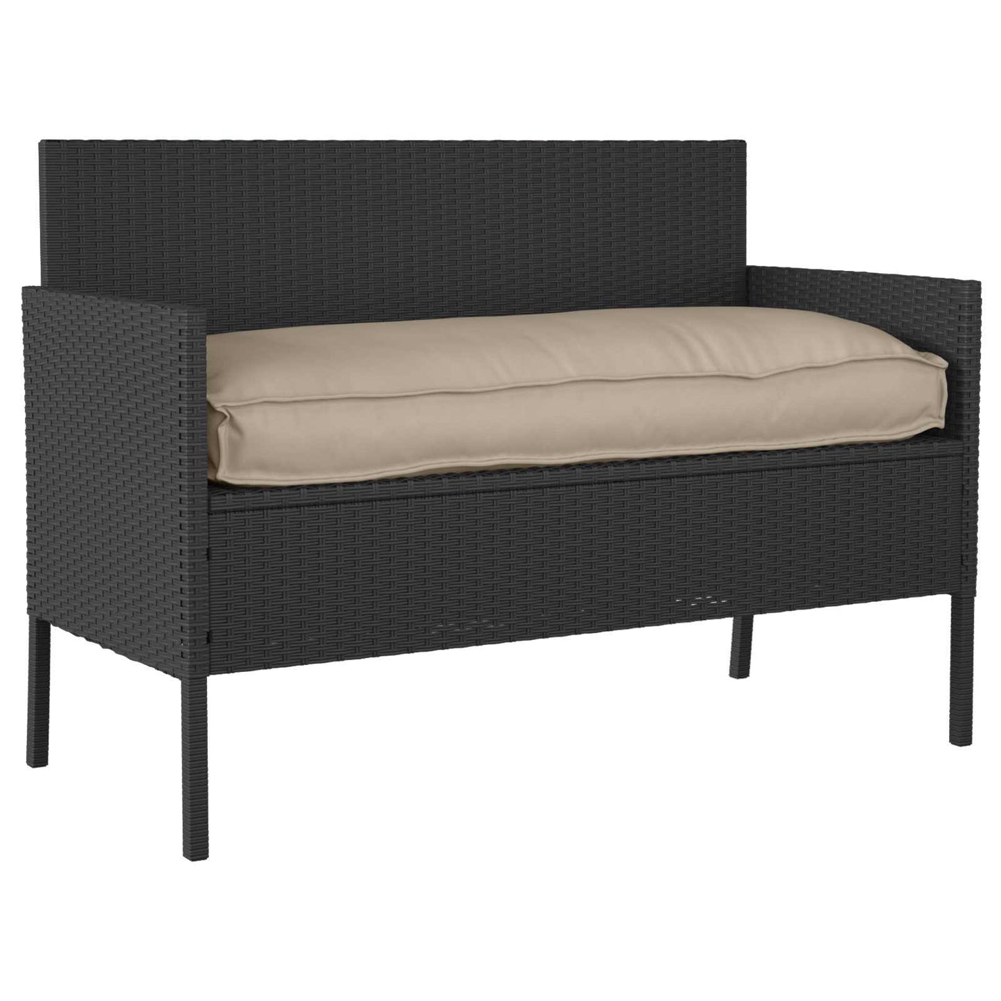 Vidaxl kussen taupe 120 x 50 x 12 cm oxford stof