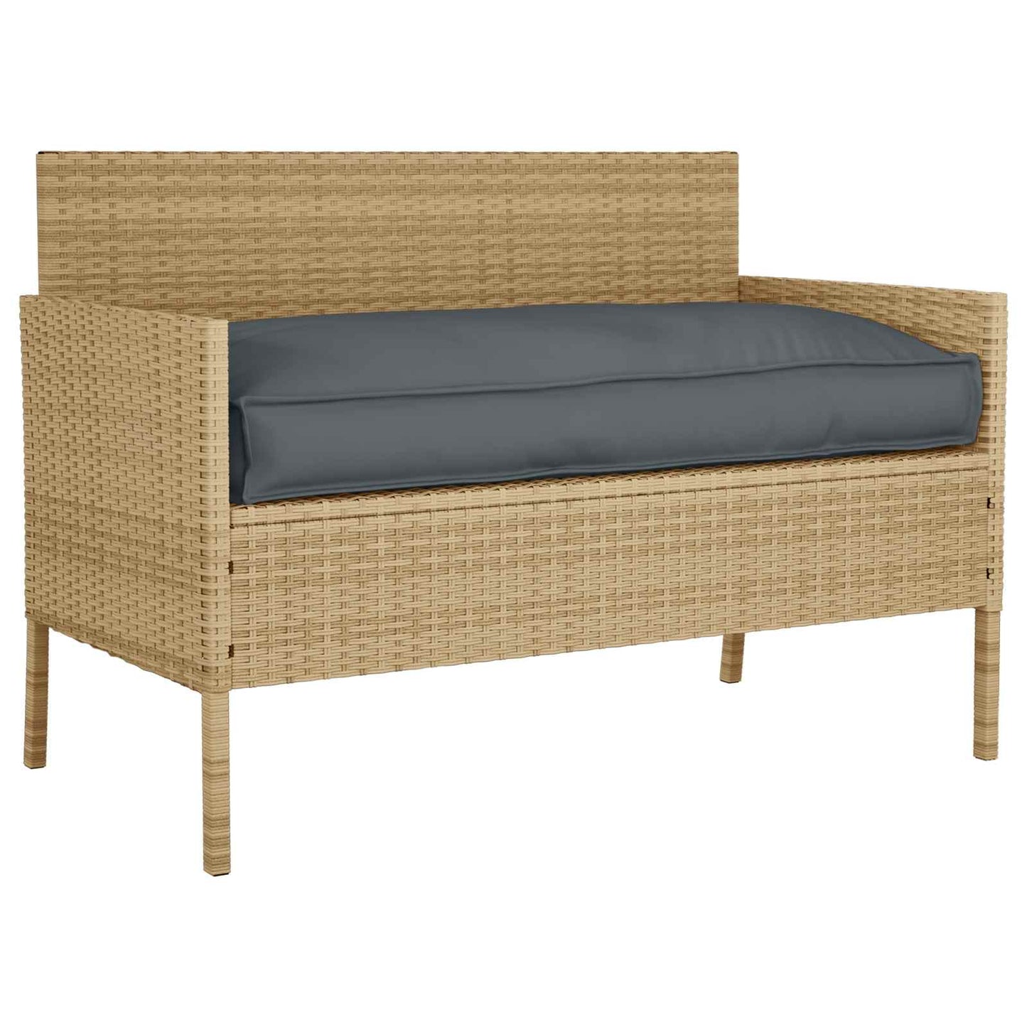 Cojín vidaxl antracita 120 x 60 x 12 cm tela oxford