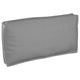 Vidaxl kussen grijs 120 x 60 x 12 cm oxford stof