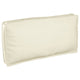 Vidaxl kussen crème 120 x 60 x 12 cm oxford stof