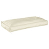 Vidaxl kussen crème 120 x 60 x 12 cm oxford stof