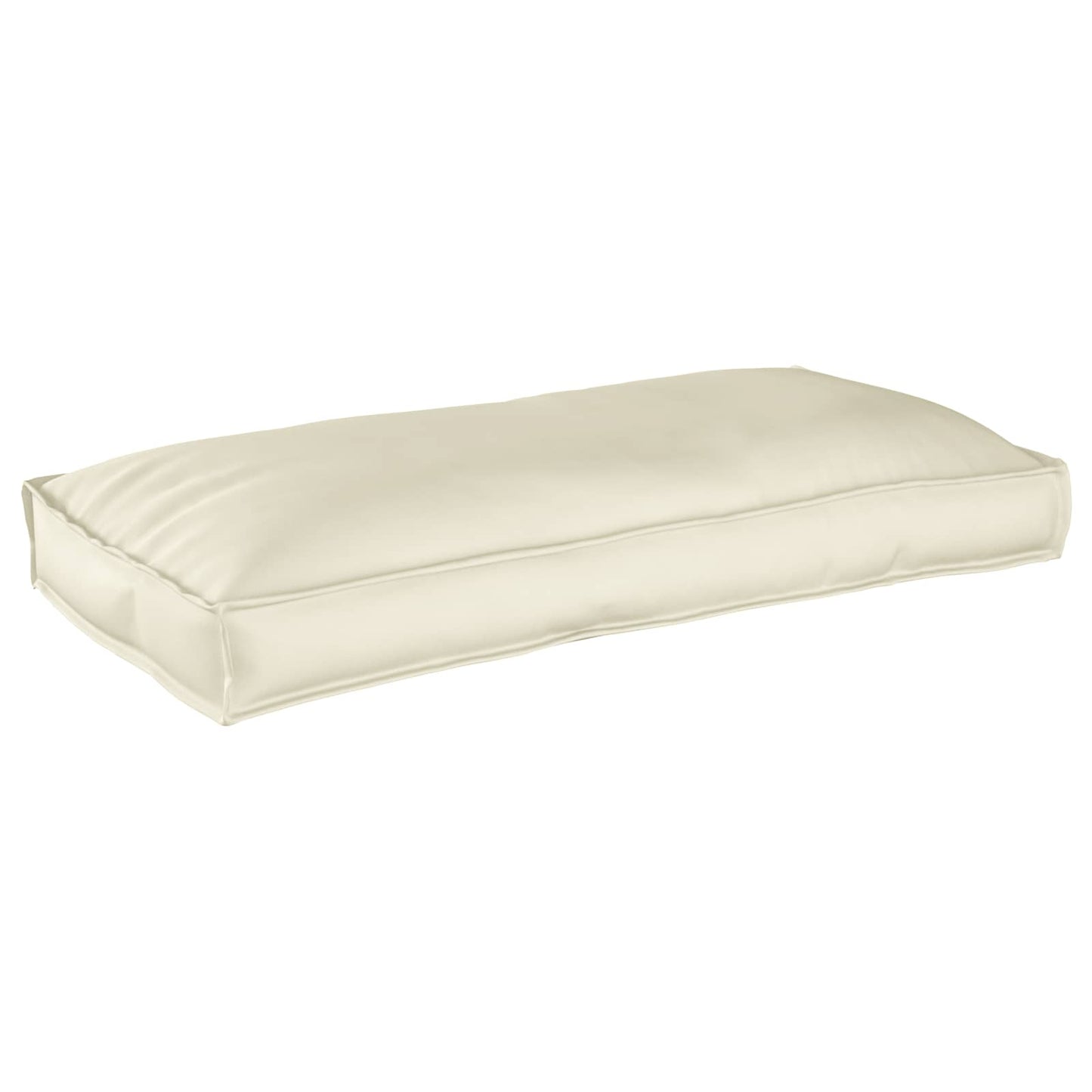Vidaxl kussen crème 120 x 60 x 12 cm oxford stof