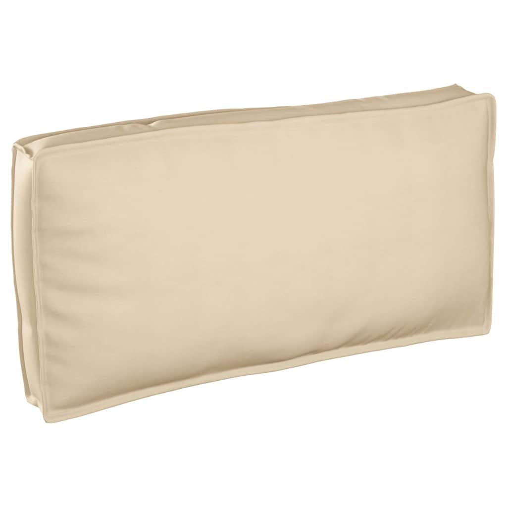 Vidaxl kussen beige 120 x 60 x 12 cm oxford stof