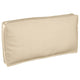 Vidaxl kussen beige 120 x 60 x 12 cm oxford stof