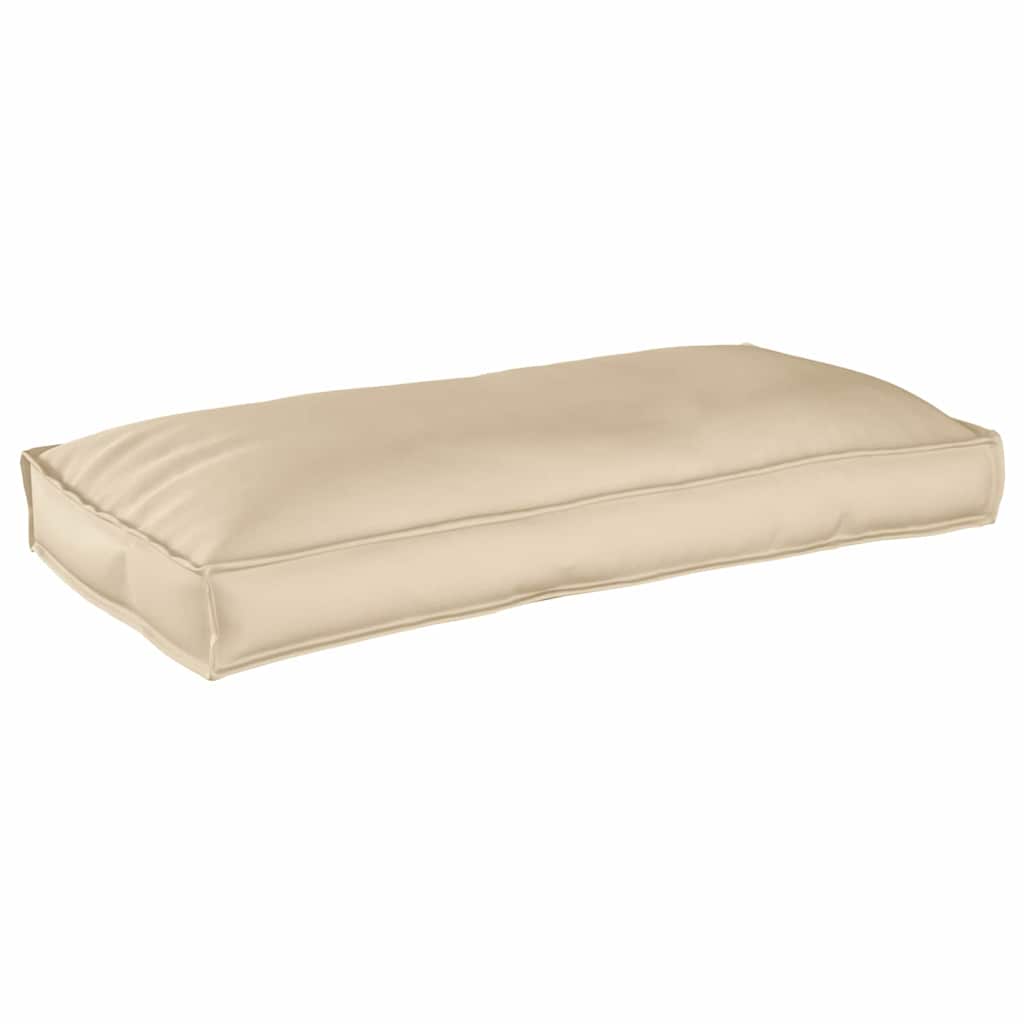Vidaxl kussen beige 120 x 60 x 12 cm oxford stof