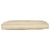 Cuscino VidaXL beige 120 x 60 x 12 cm in tessuto oxford
