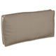 Vidaxl kussen taupe 150 x 40 x 8 cm oxford stof