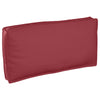 Vidaxxl cojín rojo vino 80 x 80 x 52 cm tela oxford