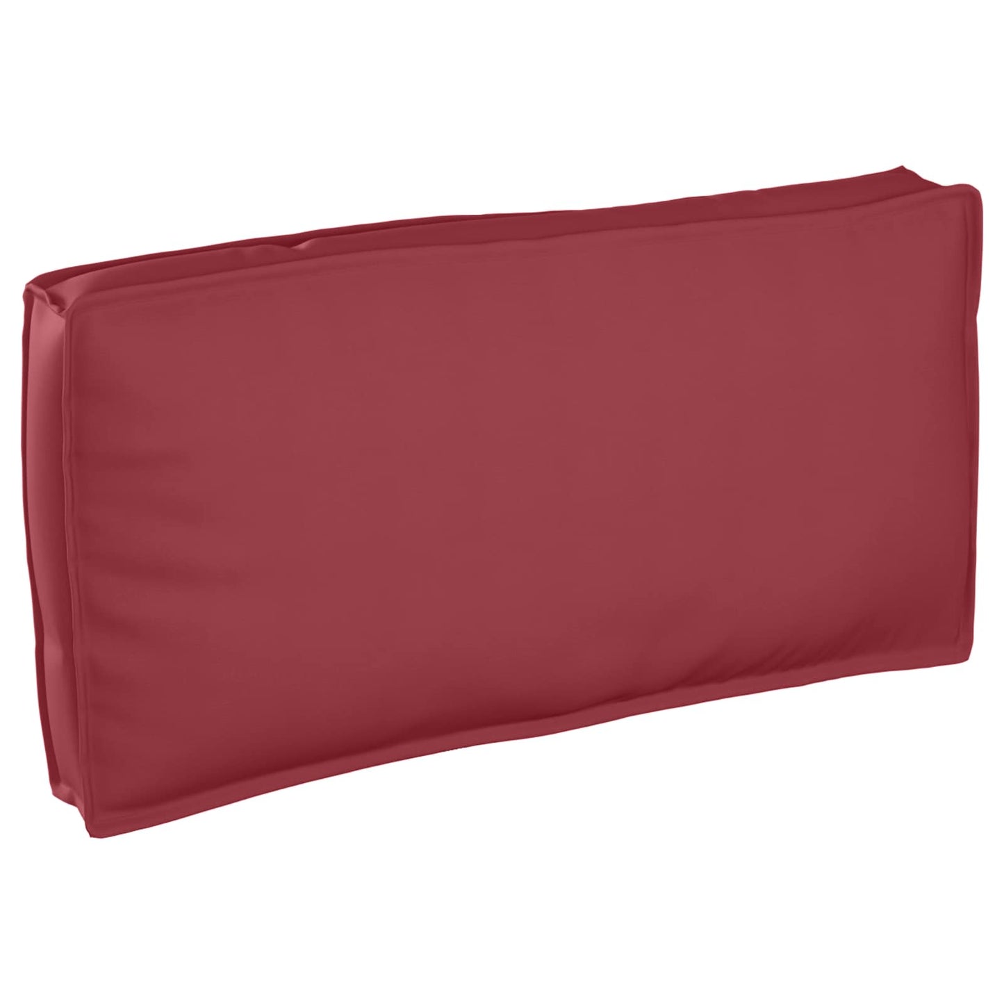 Vidaxxl cojín rojo vino 80 x 80 x 52 cm tela oxford
