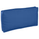 Cuscino Vidaxxl blu royal 120 x 60 x 12 cm tessuto oxford