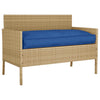 Cuscino Vidaxxl blu royal 120 x 60 x 12 cm tessuto oxford
