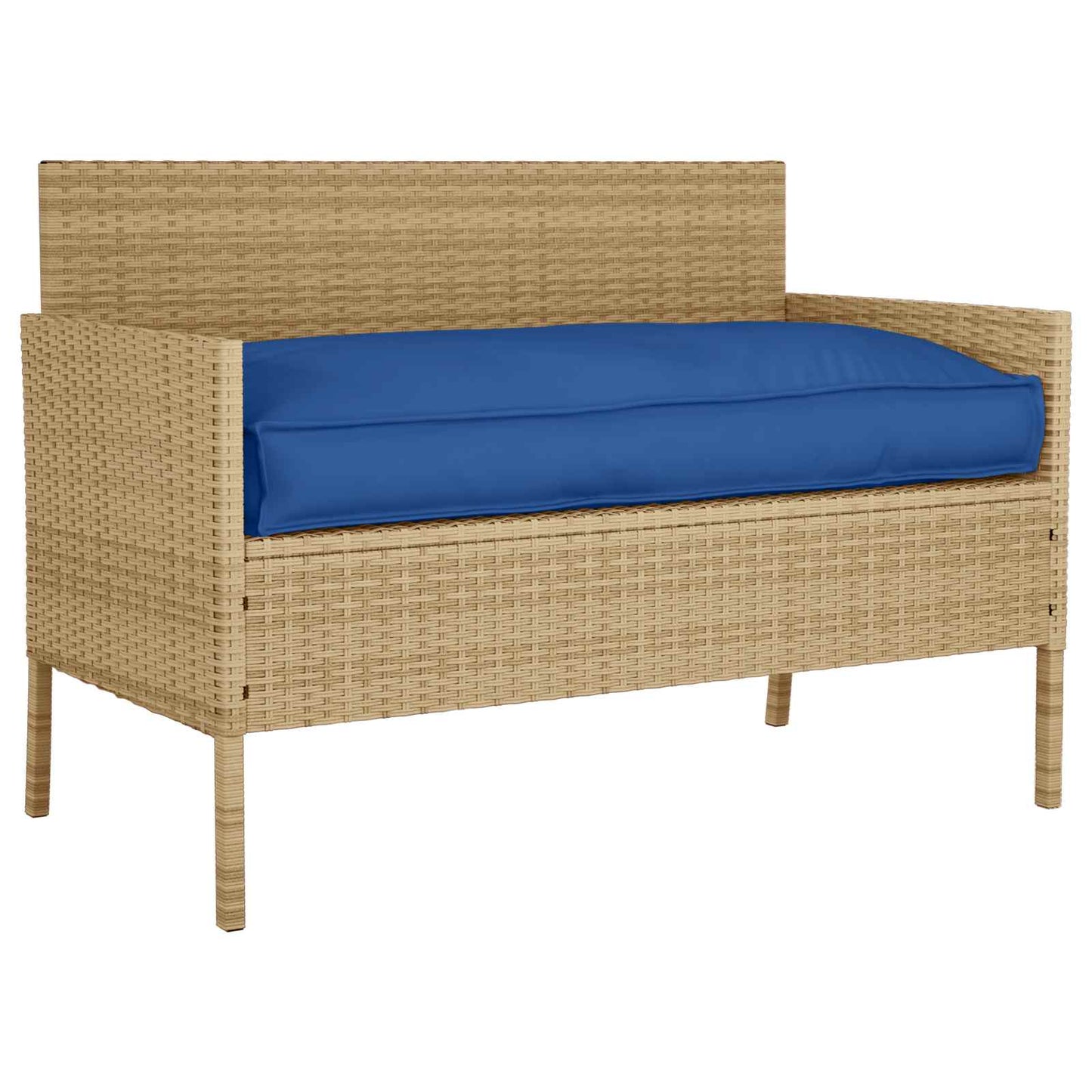 Cuscino Vidaxxl blu royal 120 x 60 x 12 cm tessuto oxford