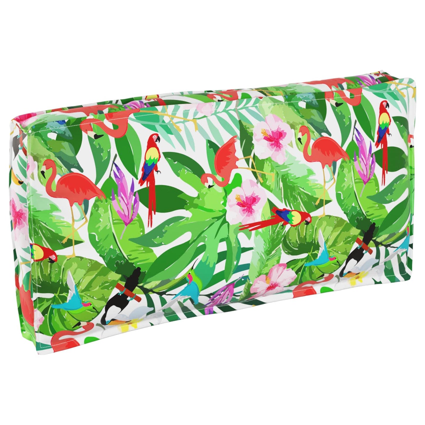 Vidaxx cojín flores multicolor 120 x 60 x 12 cm tela oxford