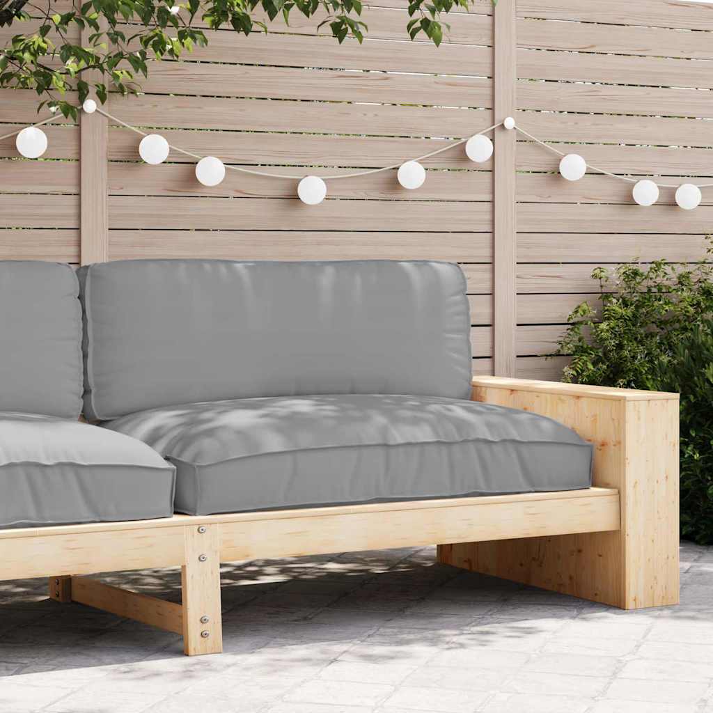 Vidaxl kussen grijs 120 x 80 x 12 cm oxford stof