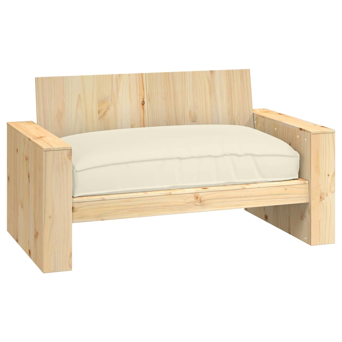 VidaXL cojín crema 120 x 80 x 12 cm tela oxford