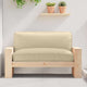 Vidaxl kussen beige 120 x 80 x 12 cm oxford stof