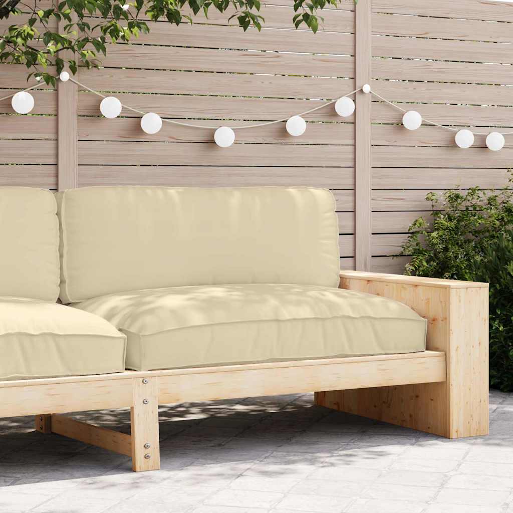 Vidaxl kussen beige 120 x 80 x 12 cm oxford stof