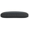 Cuscino Vidaxx nero 120 x 80 x 12 cm tessuto oxford