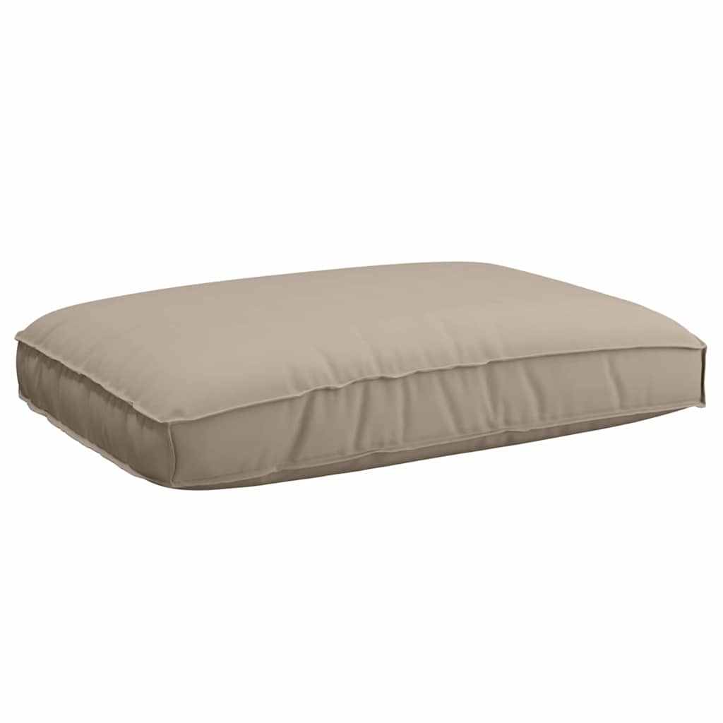 Vidaxl kussen taupe 120 x 80 x 12 cm oxford stof