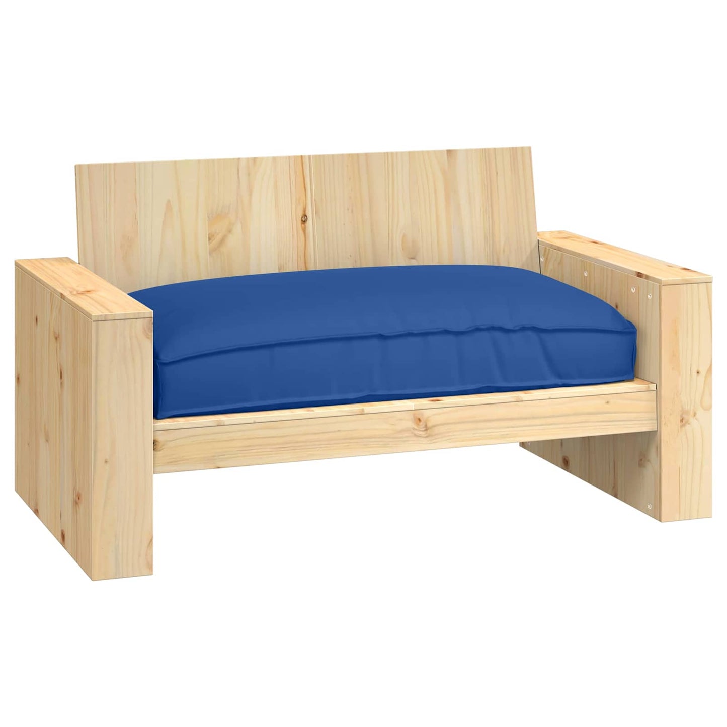 Cuscino VidaXL blu royal 120 x 80 x 12 cm in tessuto oxford