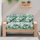 Vidaxxl cojín estampado de hojas 120 x 80 x 12 cm tela oxford