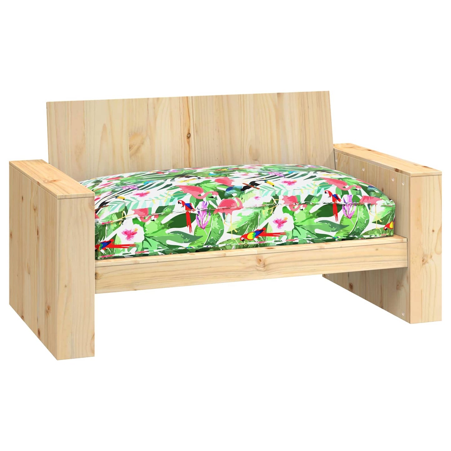 Vidaxl kussen bloemen multikleur 120 x 80 x 12 cm oxford stof