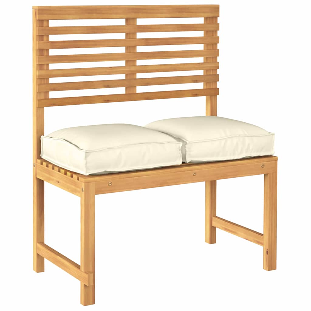 Vidaxl kussen 2 pcs crème 40 x 40 x 8 cm oxford stof