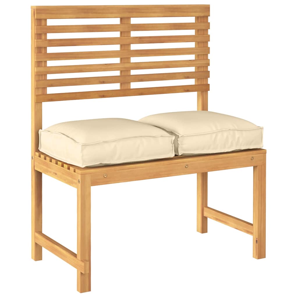 Vidaxl kussen 2 pcs beige 40 x 40 x 8 cm oxford stof