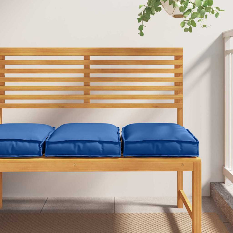 Cuscino Vidaxxl 2 pezzi blu royal 40 x 40 x 8 cm in tessuto oxford