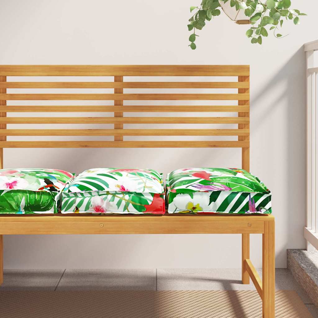 Vidaxl kussen bloemen 2 pcs multikleur 40 x 40 x 8 cm oxford stof