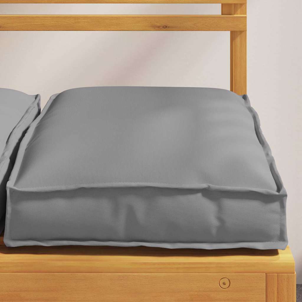 Cuscino Vidaxl 4 pezzi grigio 40 x 40 x 8 cm in tessuto oxford