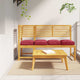 Vidaxxl cojín 4uds rojo vino 40 x 40 x 8 cm tela oxford