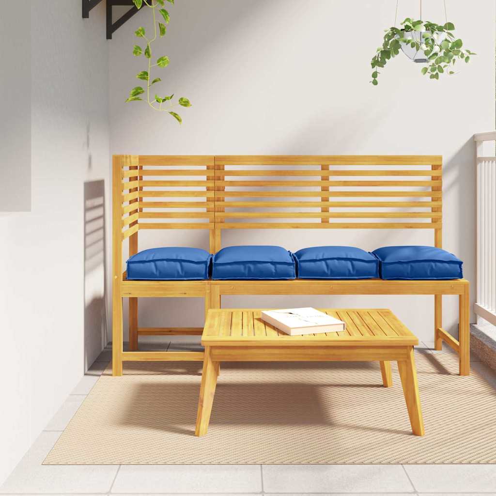Cuscino VidaXL 4 pezzi blu royal 40 x 40 x 8 cm in tessuto oxford