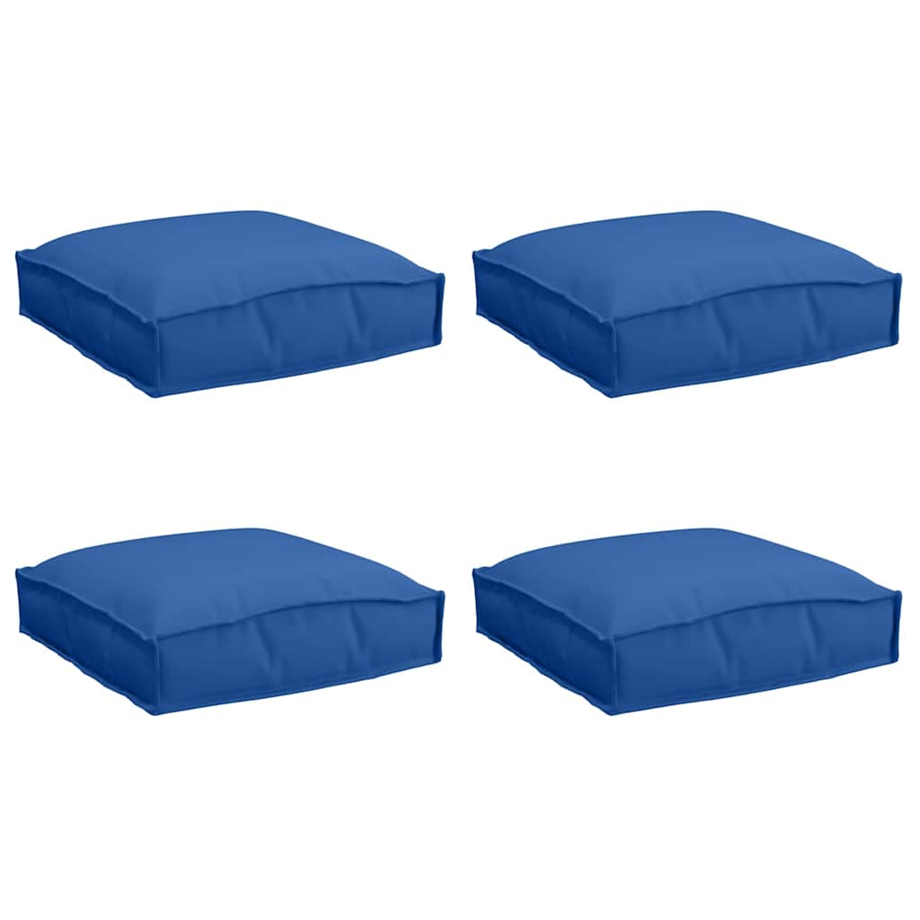 Cuscino VidaXL 4 pezzi blu royal 40 x 40 x 8 cm in tessuto oxford