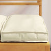 Vidaxl cojín 6uds crema 40 x 40 x 8 cm tela oxford