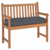 Cuscino Vidaxl antracite 110 x 40 x 8 cm tessuto oxford