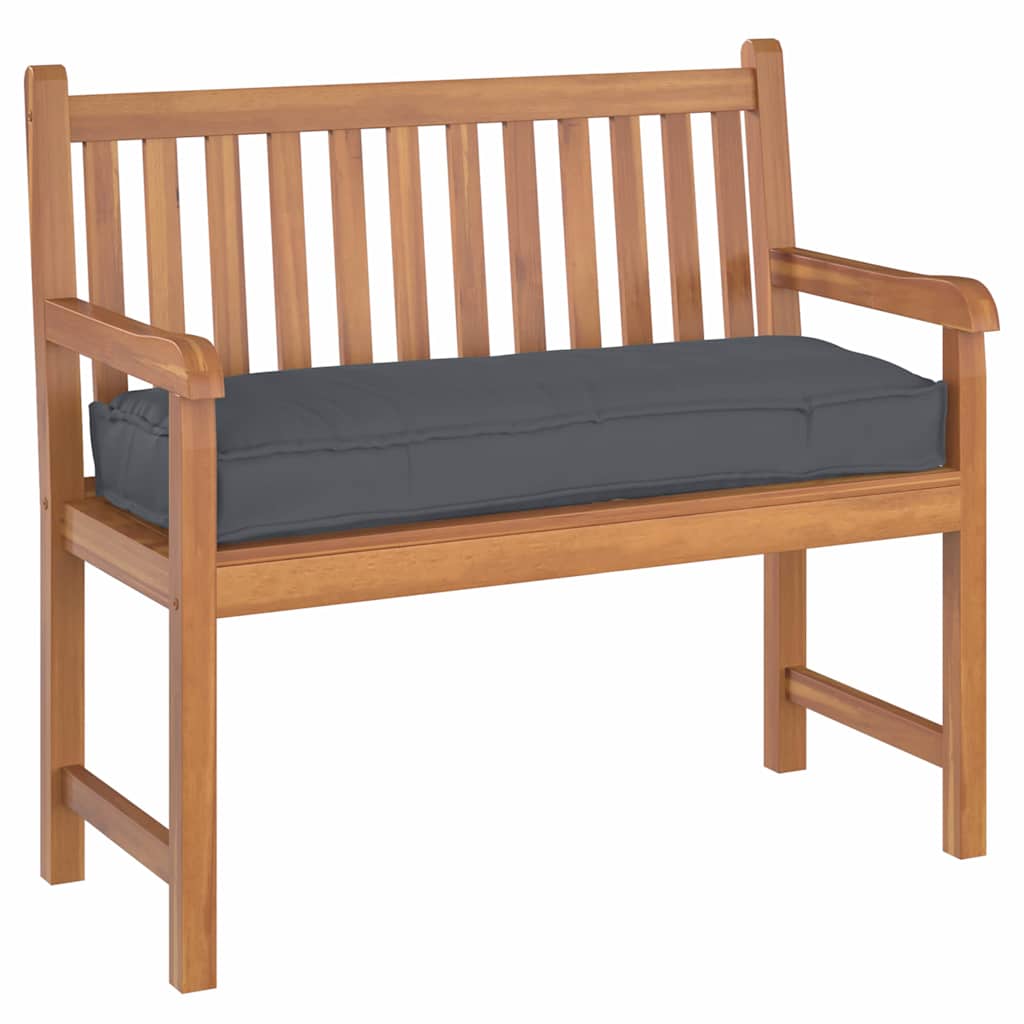 Cuscino Vidaxl antracite 110 x 40 x 8 cm tessuto oxford