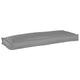 Vidaxx cojín gris 110 x 40 x 8 cm tela oxford