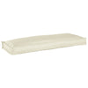 Vidaxl kussen crème 110 x 40 x 8 cm oxford stof