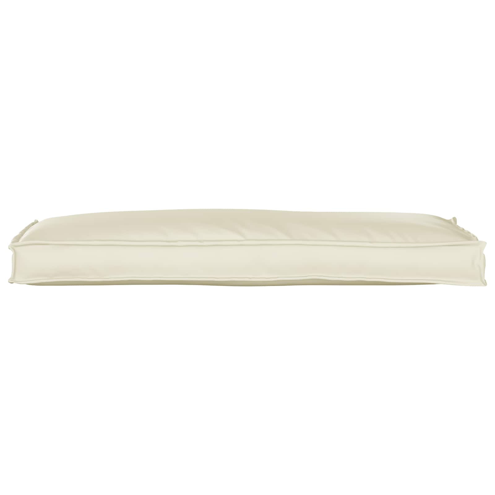 Vidaxl kussen crème 110 x 40 x 8 cm oxford stof