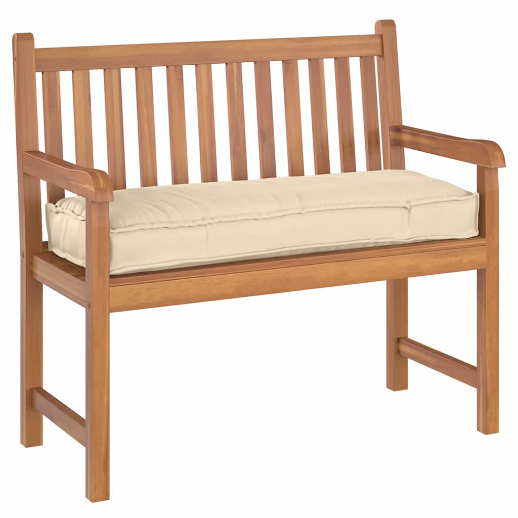 Cojín vidaxl beige 110 x 40 x 8 cm tela oxford