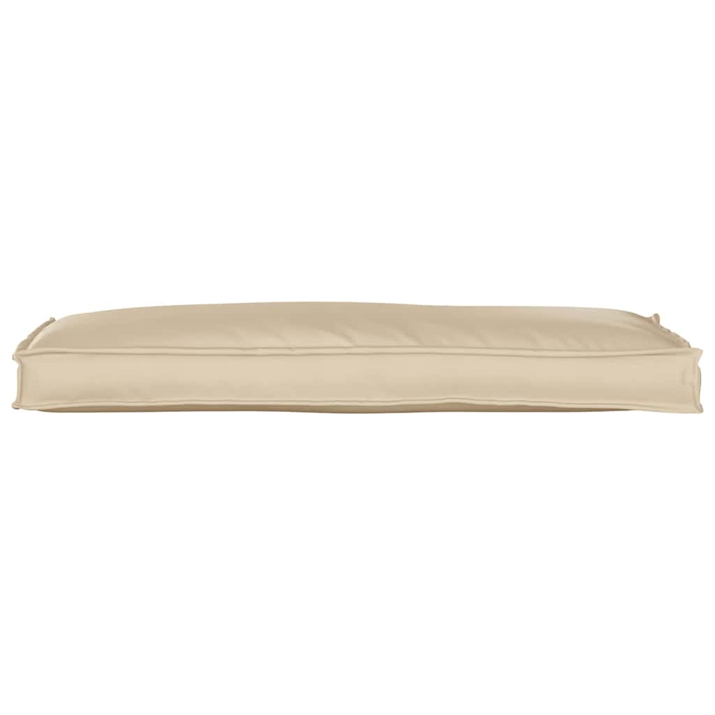 Cojín vidaxl beige 110 x 40 x 8 cm tela oxford