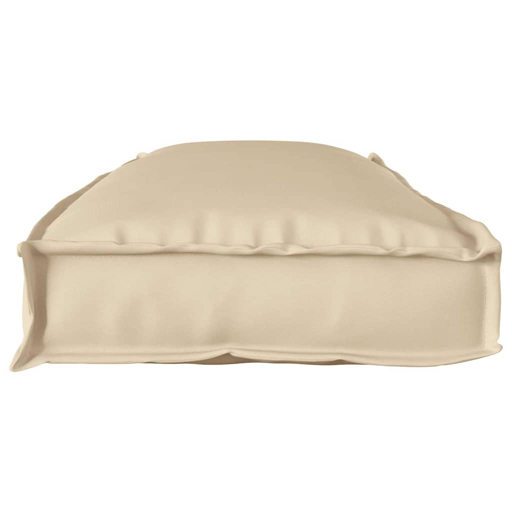Cojín vidaxl beige 110 x 40 x 8 cm tela oxford