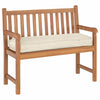 Vidaxl kussen crème 120 x 40 x 8 cm oxford stof