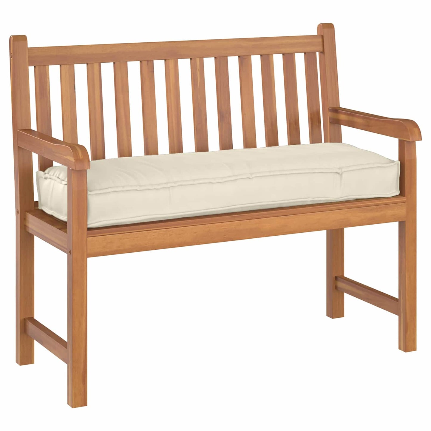 Vidaxl kussen crème 120 x 40 x 8 cm oxford stof