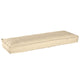 Vidaxl kussen beige 120 x 40 x 8 cm oxford stof
