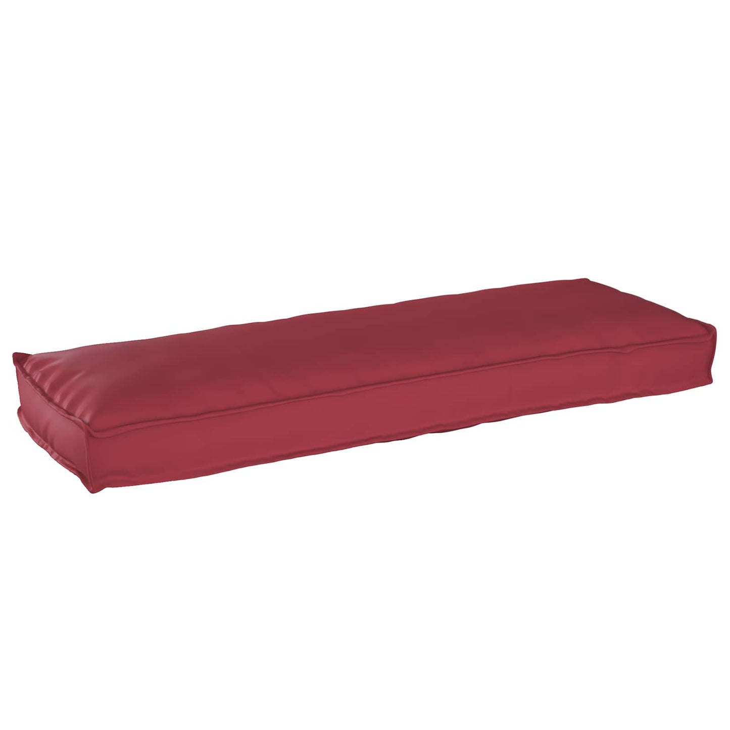 Cuscino Vidaxxl rosso vino 120 x 40 x 8 cm in tessuto oxford